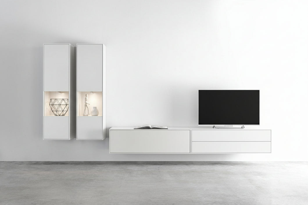 Sudbrock Möbel Wohnwand Game  mit Hängelowboard