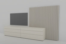 Laden Sie das Bild in den Galerie-Viewer, Sudbrock Lamellenpaneel Cubo Wohnwand Designmöbel Sauerland Möbel Zeppenfeld olpe Sutera A 194 AERA
