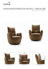 Laden Sie das Bild in den Galerie-Viewer, BLOBB 1008 – Detail schwarzes, pulverbeschichtetes Metallgestell
