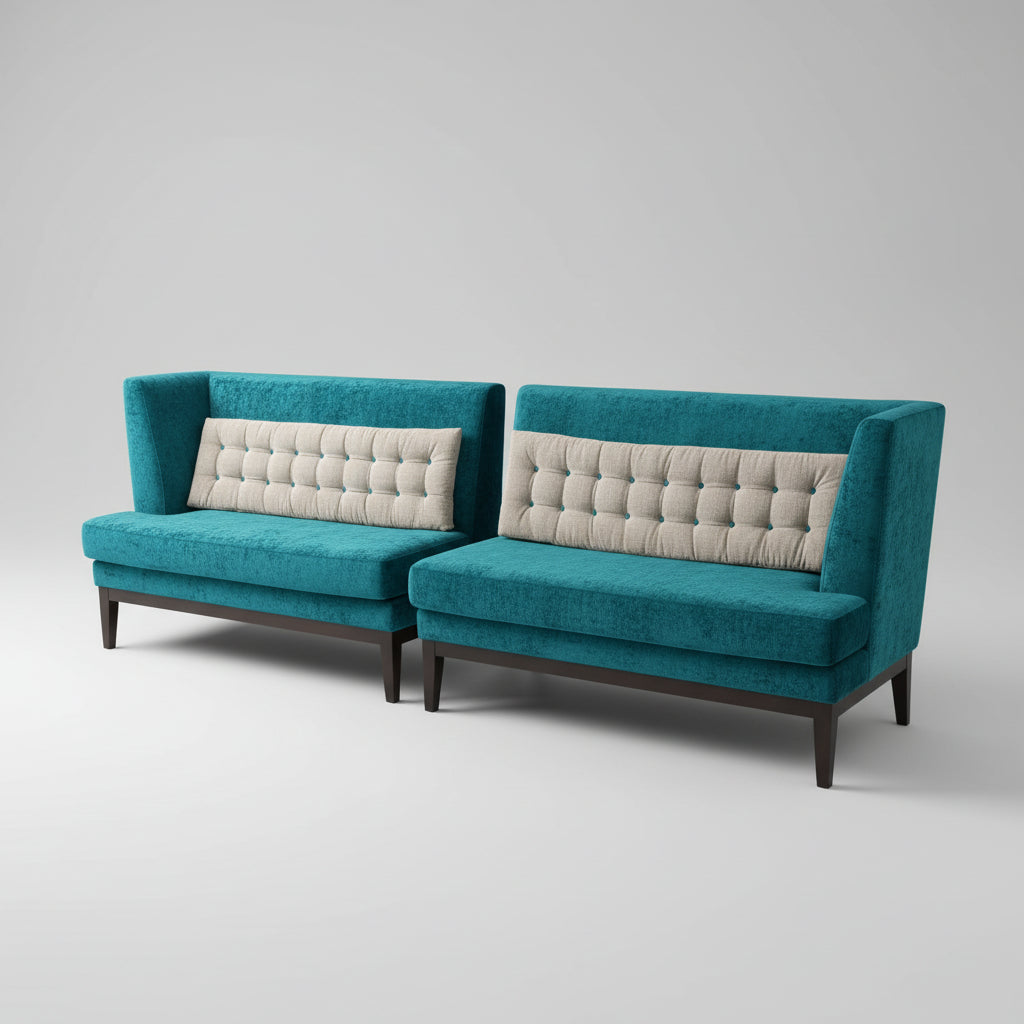 BW Polo Dining – Set BW 132-3007 links/rechts, Frontansicht, wengégestell