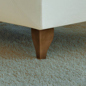 Ersatzfüße für DEMA Ottomanne Sofa – Holzfuß in Nussbaum, original und langlebig