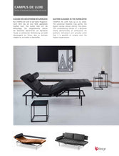 Laden Sie das Bild in den Galerie-Viewer, Daybed, Relaxliege Campus Deluxe von IP Design, Leder schwarz
