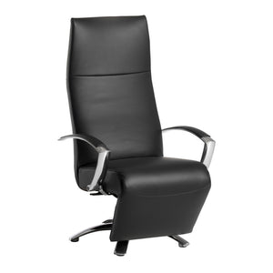 Der JR-3760 Brainbuilder Größe Medi oder Maxi Jori Relaxsessel Brainbuilder JR-3760 mit Multimove-Funktion, Leder schwarz, Kopfteil verstellbar