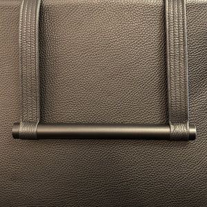 Nackenkissen breit für Jori Relaxsessel ellipsenförmig, schwarz, Gewicht schwarz, Nackenrolle Detail Metallgewicht