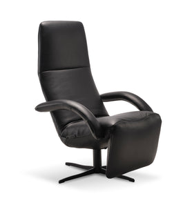 JORI Yoga JR-7360 Monomove Medi in Leder Celia nero, Frontansicht, 4-Zehenfuss schwarz