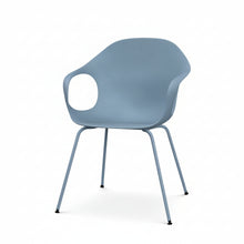 Laden Sie das Bild in den Galerie-Viewer, Elephant Chair – Front, Polyurethan Pulverblau (PO12), 4-Fuß

