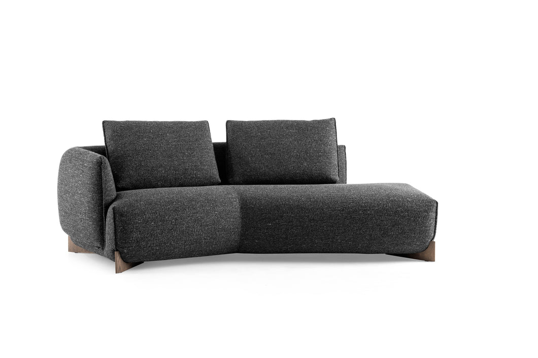 Detailansicht Naila Divan von Leolux mit markanter Linienführung Leolux Polstermöbel