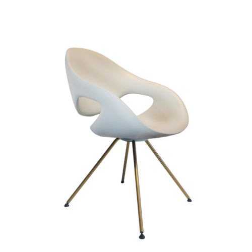 Tonon Moon Stuhl mit ergonomischer Soft Touch Sitzschale in modernem Design, erhältlich mit verschiedenen Gestellen – ideal für Esszimmer, Büro oder Lounge.