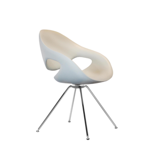 Tonon Moon Stuhl mit ergonomischer Soft Touch Sitzschale in modernem Design, erhältlich mit verschiedenen Gestellen – ideal für Esszimmer, Büro oder Lounge.