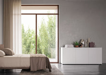 Laden Sie das Bild in den Galerie-Viewer, 3-türiges Sideboard 2020500 in Mattweiß – ideal als moderne Anrichte im Schlafzimmer Nex Pur Box 2020500
