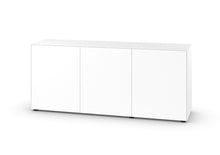 Laden Sie das Bild in den Galerie-Viewer, Piure Nex Pur Box Sideboard 2020500 in Mattlack Weiß – 3 Türen, modernes Design, 180 × 75 × 48 cm
