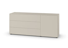 Laden Sie das Bild in den Galerie-Viewer, Sideboard Piure Nex Pur Box 2023800 in Farbe Silk – grifflose Fronten, klare Linien, minimalistisches Design.
