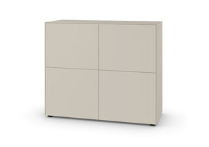 Piure Nex Pur Box 2041200 in Silk – moderne Kommode mit klarer Front