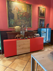 Scholtissek Anrichte Novus 3 Türen, 4 Schubkästen 240 x 85 x 42 cm, verschiedene Farben