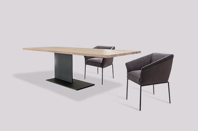 Asco Esstisch Mono Minal Zentralfußtisch Säulentisch Massivholztisch Designmöbel Sauerland Möbel Zeppenfeld Olpe Siegerland Siegen Oberberg Lüdenscheid Hagen Dortmund