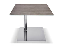 Laden Sie das Bild in den Galerie-Viewer, Couchtisch rollbar Duo Kolo K533 K733 75 x 75 cm Keramik Funktionstisch höhenverstellbar Designmöbel Sauerland Möbel Zeppenfeld Olpe
