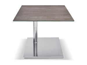 Couchtisch rollbar Duo Kolo K533 K733 75 x 75 cm Keramik Funktionstisch höhenverstellbar Designmöbel Sauerland Möbel Zeppenfeld Olpe