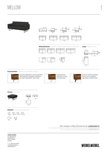 Sofa MELLOW von Weibel Weibel – Kompaktes Design