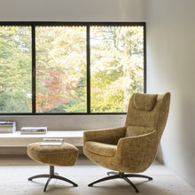Laden Sie das Bild in den Galerie-Viewer, Hocker zu Jori Loungesessel Griffon  JR-4250, Ohrensessel, Relaxsessel

