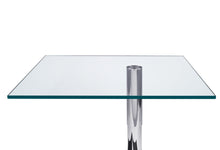 Laden Sie das Bild in den Galerie-Viewer, Ronald Schmitt kleiner Couchtisch, Beistelltisch Duett 60x60, K526, rollbar, höhenverstellbar von 43 auf 62 cm,
