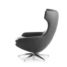 Laden Sie das Bild in den Galerie-Viewer, Leolux Caruzzo Möbel Zeppenfeld Olpe Designmöbel Sauerland Ohrensessel Relaxsessel Ruhesessel mit Hocker      
