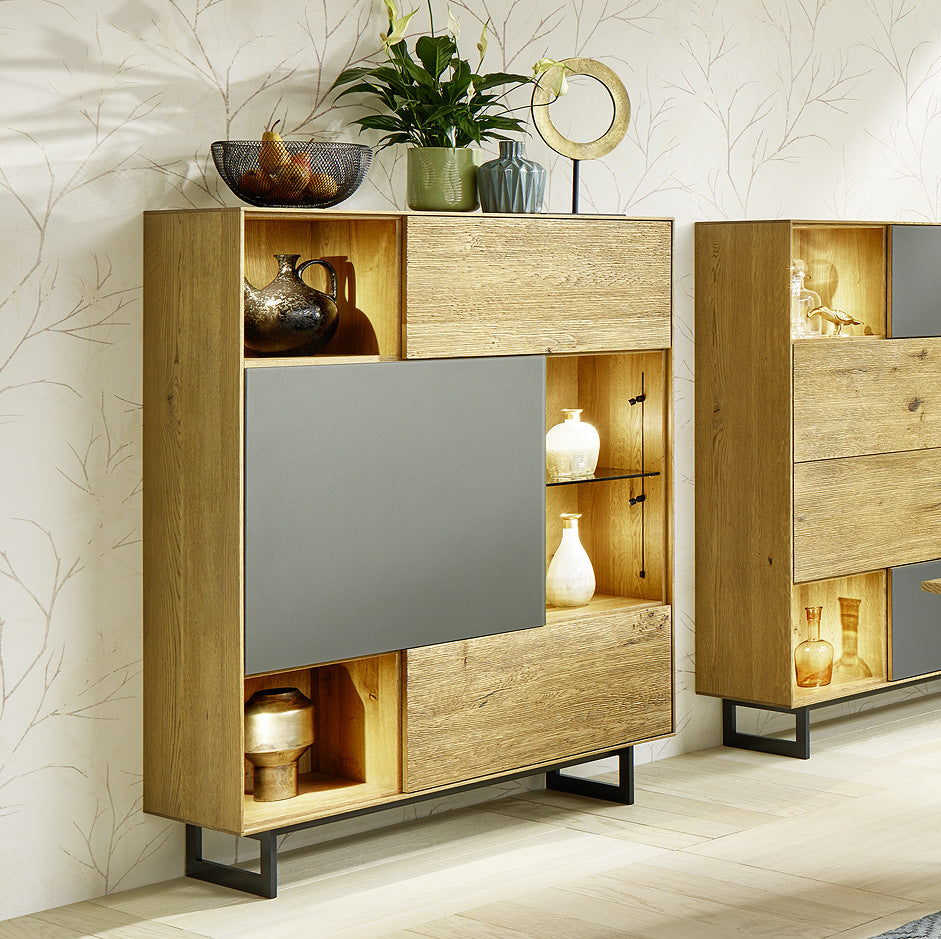Anrei Highboard Puro Style  Massivholzdesign Designmöbel Sauerland Möbel Zeppenfeld Olpe AERA