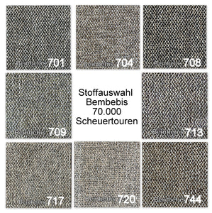 Jori Loungesofa, Ecksofa Longueville Landscape JR-8180 Stoff Bembebis verschiedene Größen