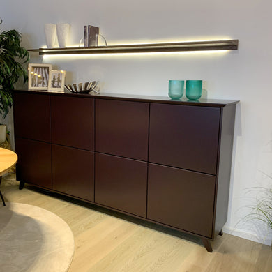 RMW Rietberger Möbelwerkstätten Deviso Highboard Aubergine moderner Landhausstil Abverkauf Ausstellungsstück Schnäppchen Designmöbel Sauerland (2)
