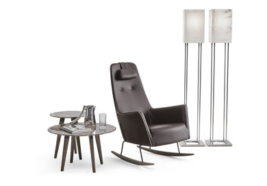 Rockingchair Schaukelstuhl Hochlehnsessel Valentina DEMA Einzelsessel Designmöbel Sauerland Möbel Zeppenfeld Olpe