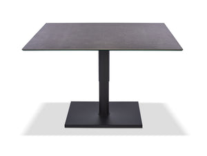 Ronald Schmitt Couchtisch Duo Kolo K536 K736 höhenverstellbar 90 x 70 cm Platte Eiche massivFunktinscouchtisch rollbar Möbel Zeppenfeld Designmöbel Sauerland