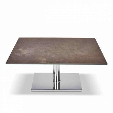 Ronald Schmitt Couchtisch Duo Kolo K536 K736 höhenverstellbar 90 x 70 cm Platte Eiche massivFunktinscouchtisch rollbar Möbel Zeppenfeld Designmöbel Sauerland