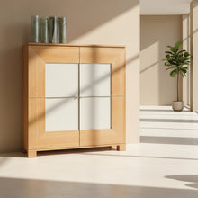 Laden Sie das Bild in den Galerie-Viewer, Scholtissek Varus Wohnzimmerschrank Massivholz Eiche B/H/T 186 x 205 x 42 cm - Möbelhaus H. Zeppenfeld GmbH
