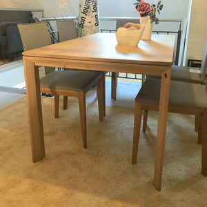 Scholtissek kleiner Ausziehtisch Küchentisch Jade 120, 140 und 160x85cm knorrige Eiche massiv,