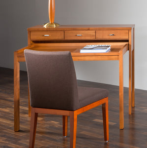 Sekretär Bordeaux, Form Exclusiv Design, Schreibtisch, Eiche, Kirschbaum oder Nußbaum, Homeoffice