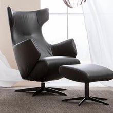 Laden Sie das Bild in den Galerie-Viewer, Sitting Vision AERA Relaxsessel Signa AERA TR-1005 mit Hocker – Vollleder Runner, eleganter Sternfuß
