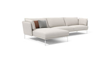 Laden Sie das Bild in den Galerie-Viewer, Modulares Sofa Mara mit klappbaren Armlehnen und eleganter Leichtigkeit
