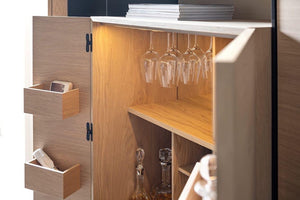 Wohnwand Bücherregal Scala Barschrank Sudbrock Designmöbel Sauerland Möbel Zeppenfeld Olpe  (3)