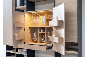 Wohnwand Bücherregal Scala Barschrank Sudbrock Designmöbel Sauerland Möbel Zeppenfeld Olpe  (3)