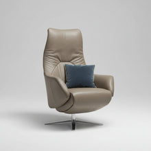 Laden Sie das Bild in den Galerie-Viewer, AERA Signa 165 – Frontansicht, Leder Runner in Wunschfarbe, 5-Sternfuß Edelstahl
