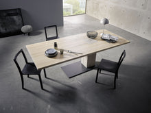 Laden Sie das Bild in den Galerie-Viewer, Detail Rustical-Platte am Asco Mono – 4 cm Bohlen mit Rissen und Jahresringen
